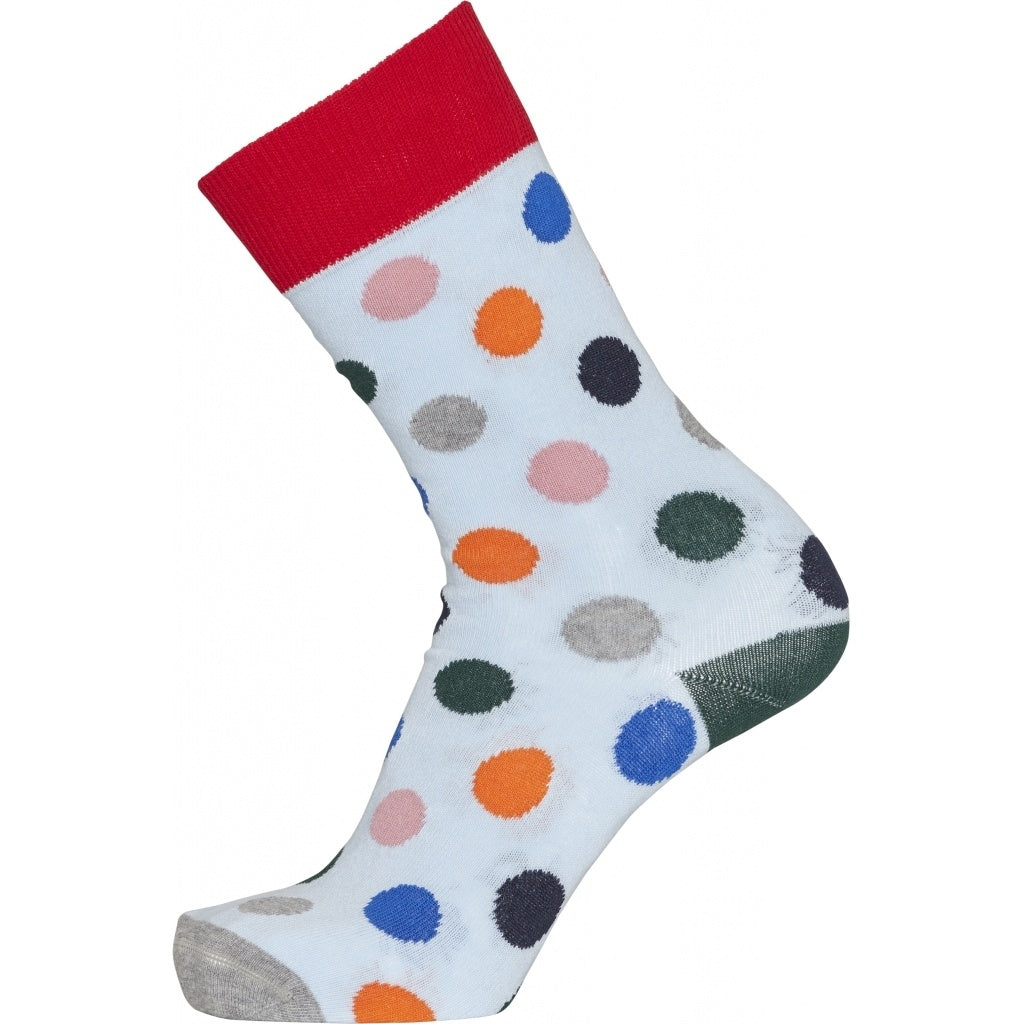 Pack 2 paires de chaussettes à pois et bleu nuit en coton bio - timber
