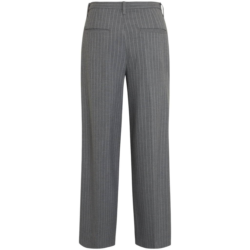 Pantalon large à rayures gris en recyclé - Posey