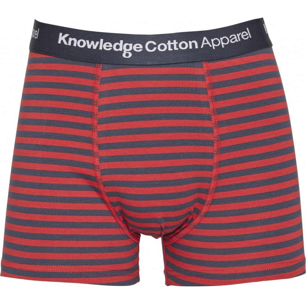 Pack 2 boxers rouge et bleu marine en coton bio - maple