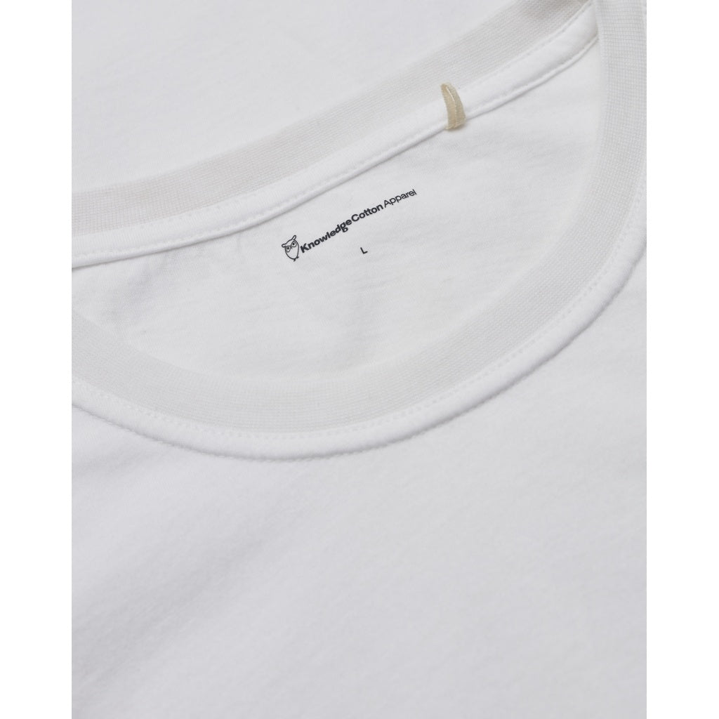 T-shirt imprimé blanc en coton bio - alder