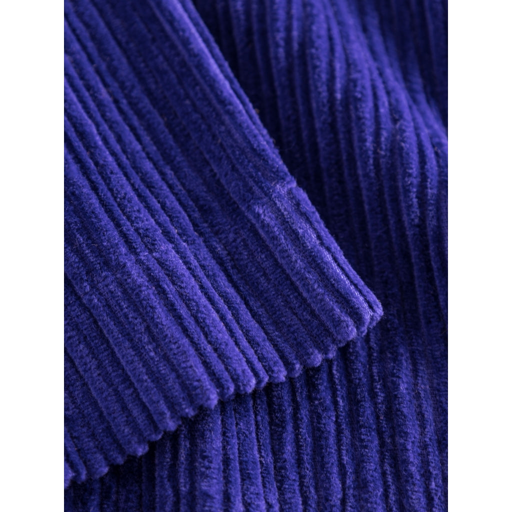 Pantalon ample en velours de coton bio | Violet "posey wide corduroy pants deep purple"