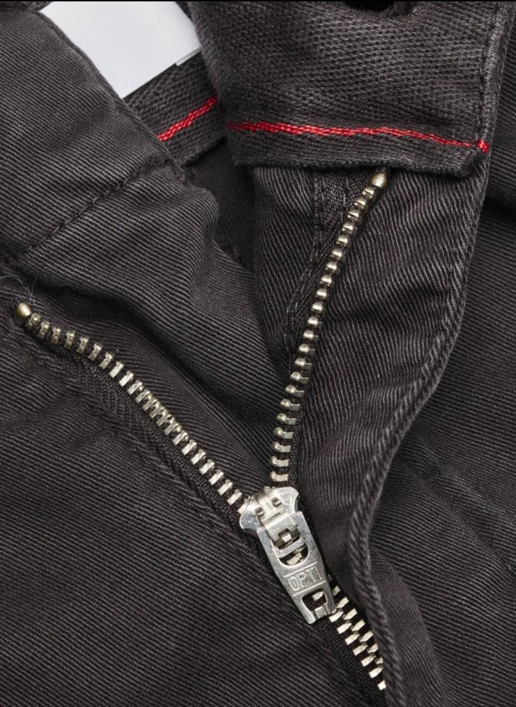 Chino noir en coton bio - chuck black jet