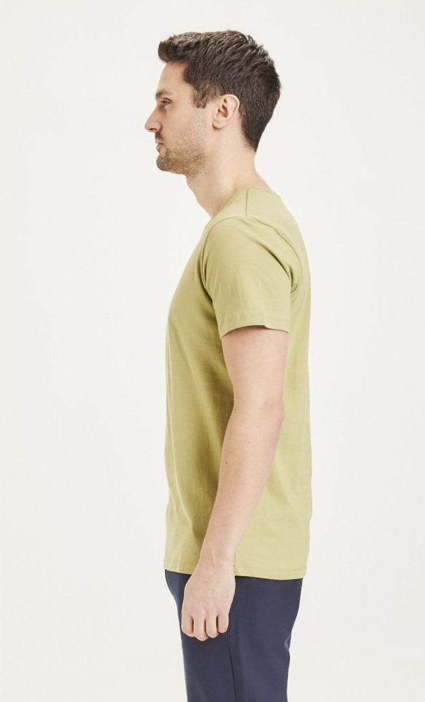 T-shirt vert clair en coton bio