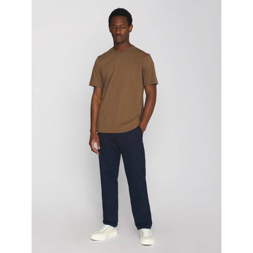 T-shirt en coton bio | marron "basic tee cub"