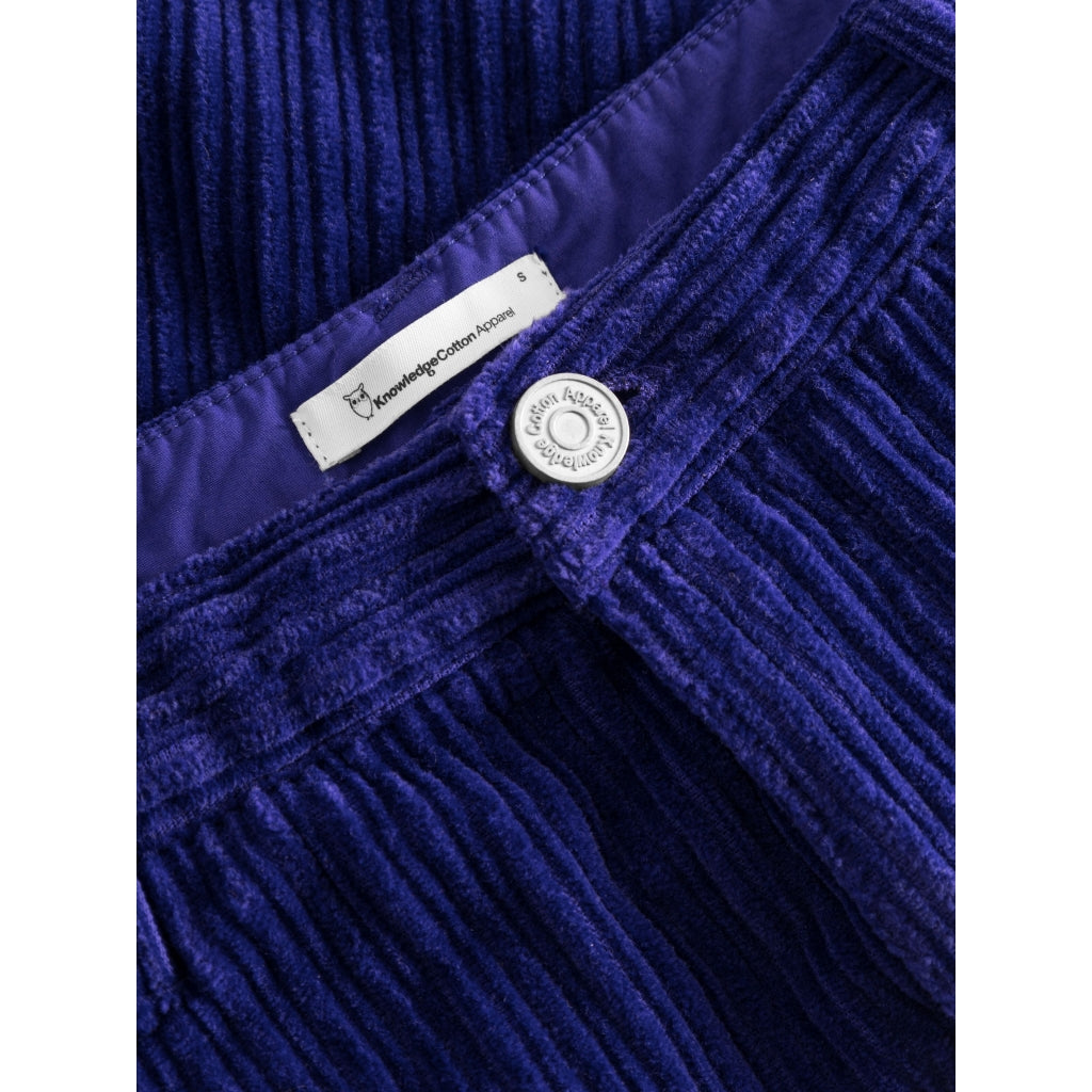 Jupe velours en coton bio | Violet "irregular corduroy skirt deep purple"