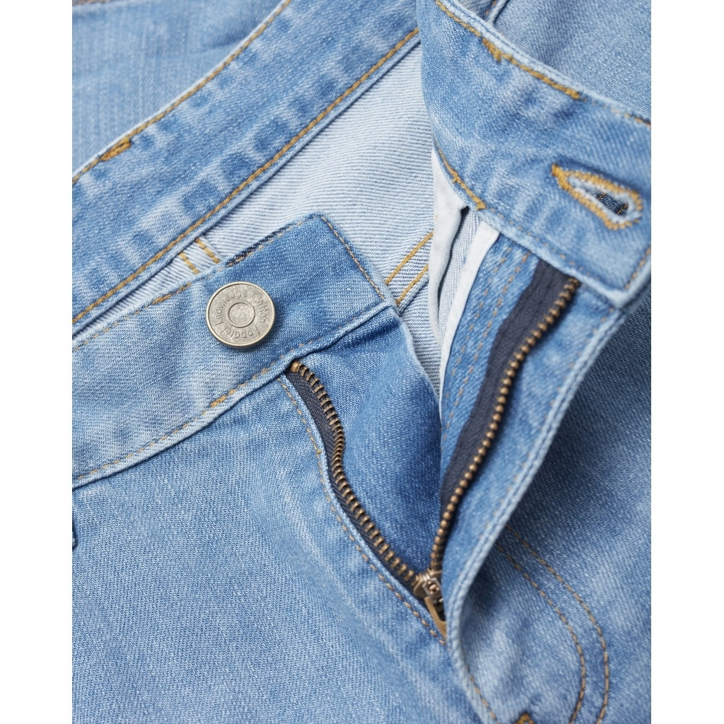 Short en jean bleu en coton bio - birch