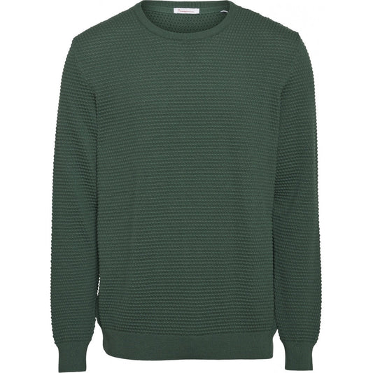 Pull vert forêt en coton bio - field