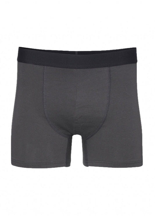 Boxer uni en coton bio | gris "Lava Grey"
