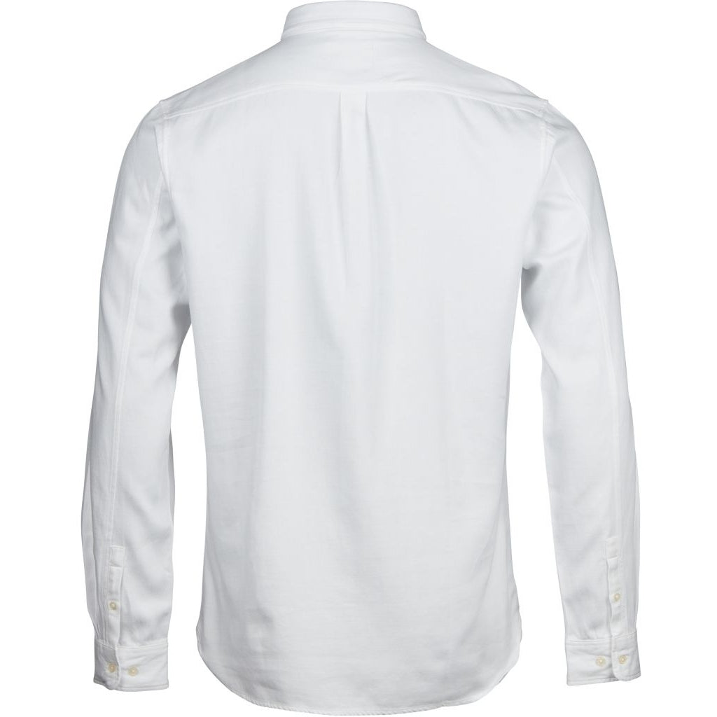 Chemise blanche en tencel et coton bio - Larch bright white