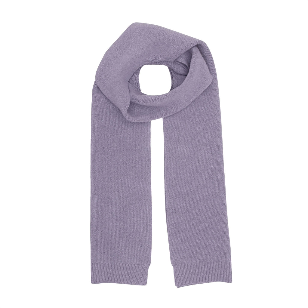 Écharpe en laine mérinos recyclée | Violet "purple haze"