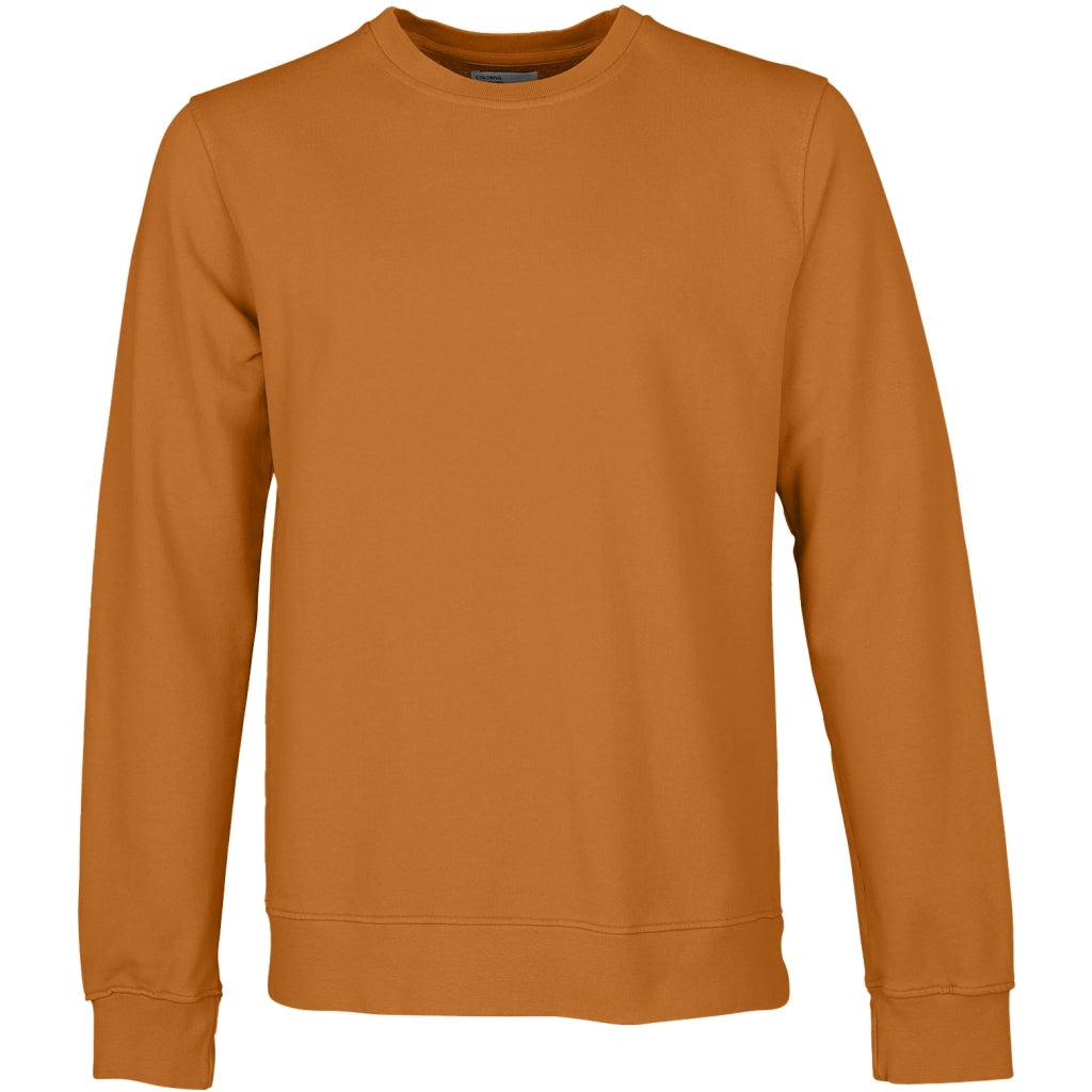 Sweat marron en coton bio - ginger brown