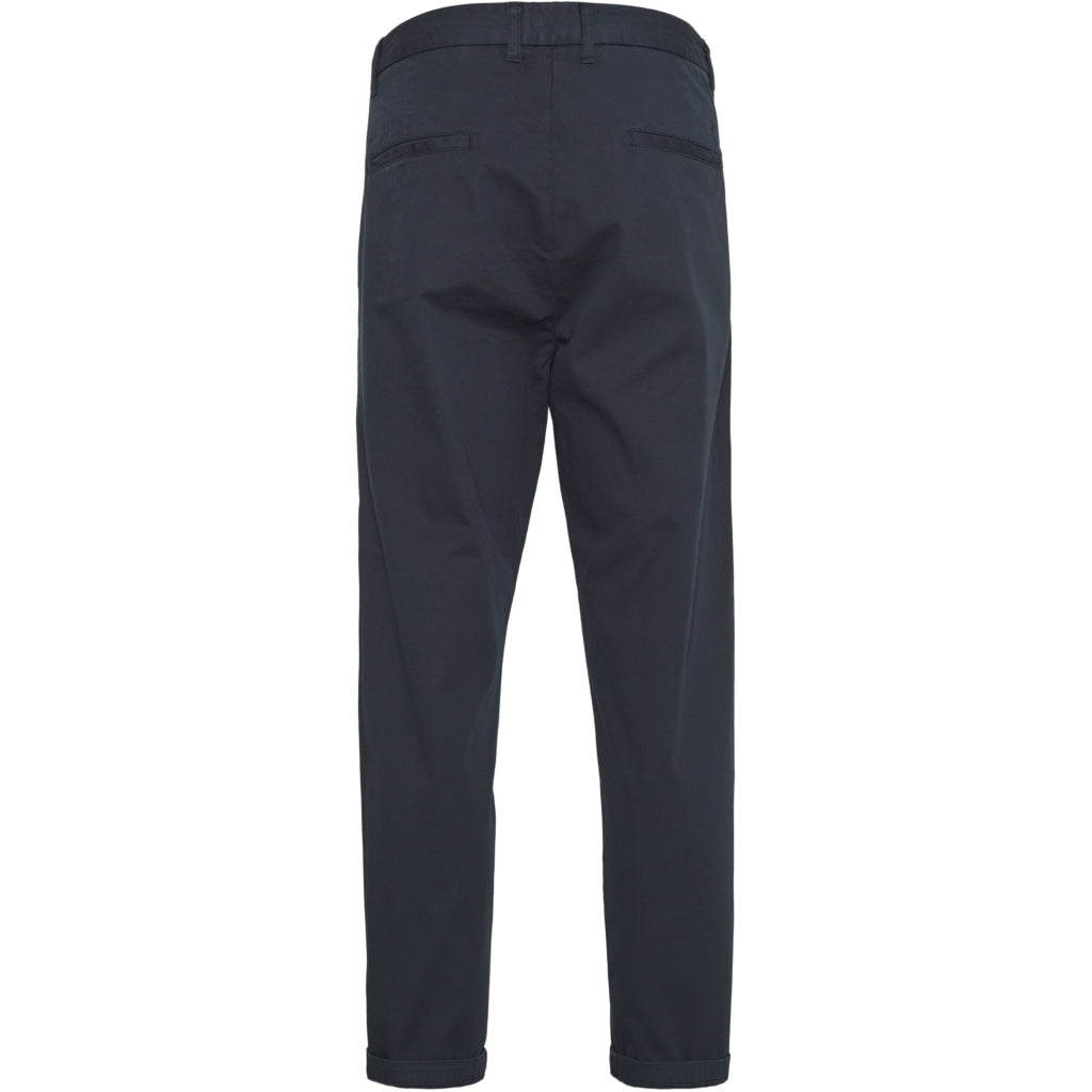Chino ample bleu nuit en coton bio - bob