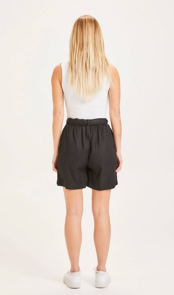 Short noir paper bag en Tencel - Tulip