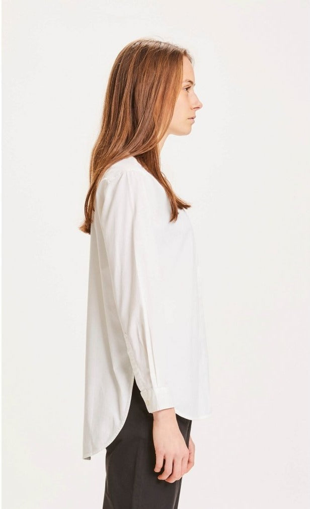 Chemise ample blanche en coton bio - Juniper
