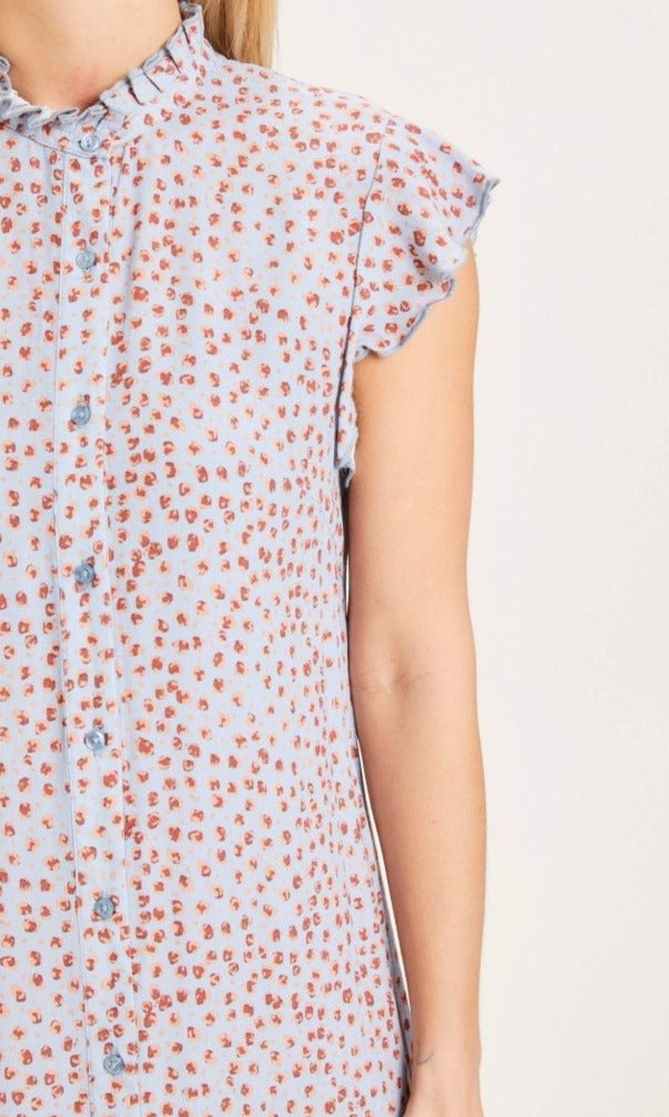 Robe midi à imprimé fleuri en Lenzing - Fleur