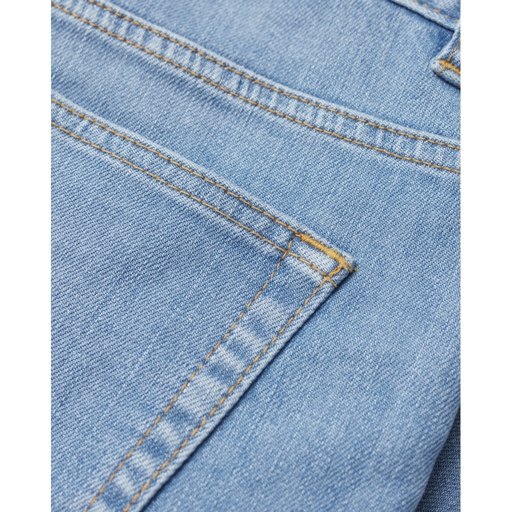 Short en jean bleu en coton bio - birch
