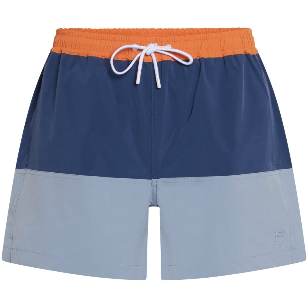 Short de bain tricolore en polyester recyclé - Bay block