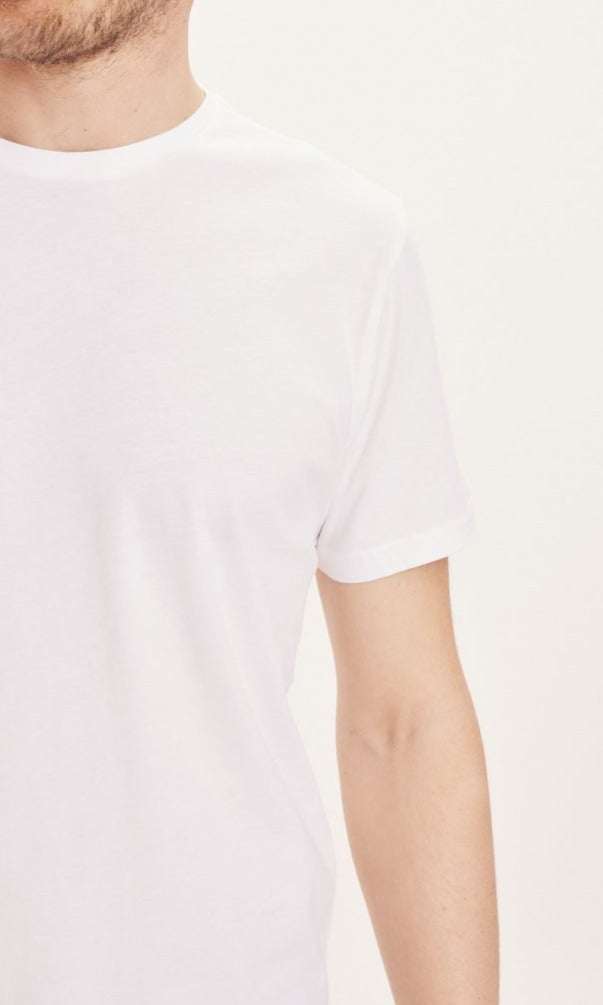 T-shirt en coton bio | blanc "basic tee bright white"