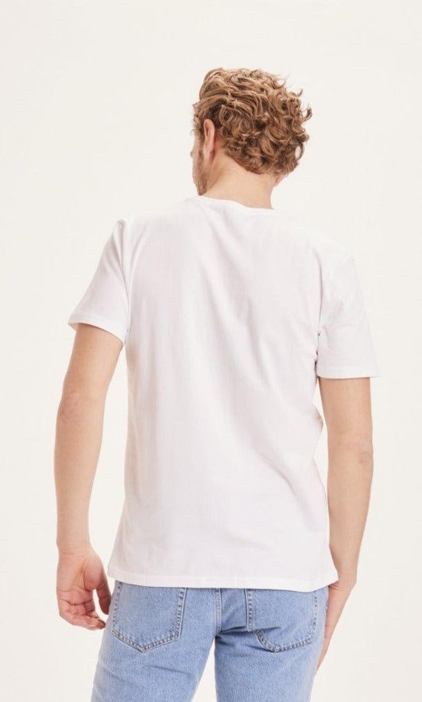 T-shirt en coton bio | blanc "basic tee bright white"