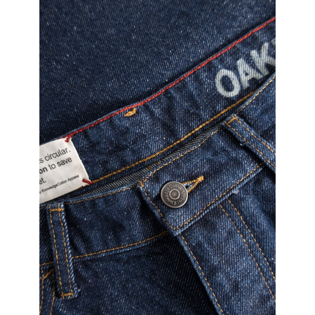 Jean droit en coton recyclé | Bleu "chuck regular straight denim classic indigo"