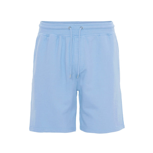 Short de jogging bleu mer en coton bio - seaside blue