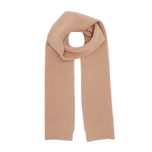 Écharpe en laine mérinos recyclée | Sable "desert khaki"