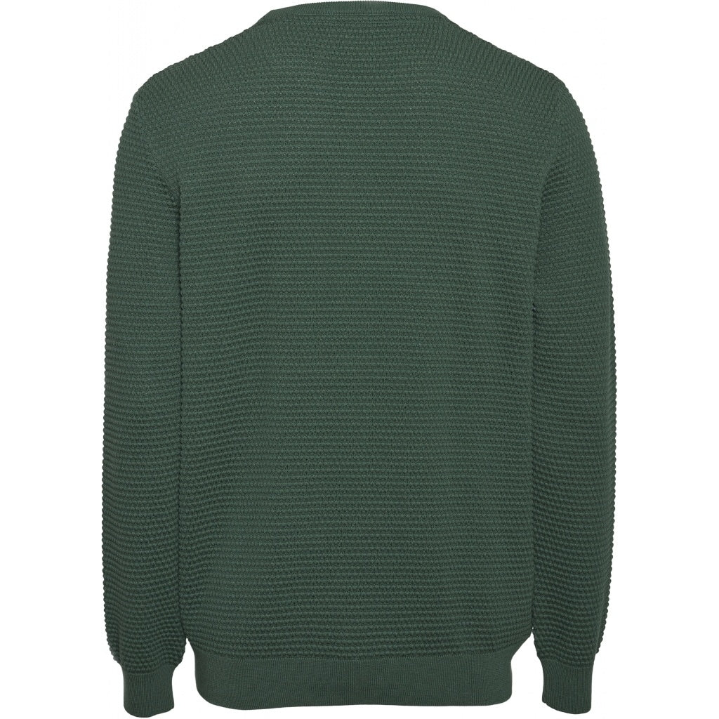 Pull vert forêt en coton bio - field