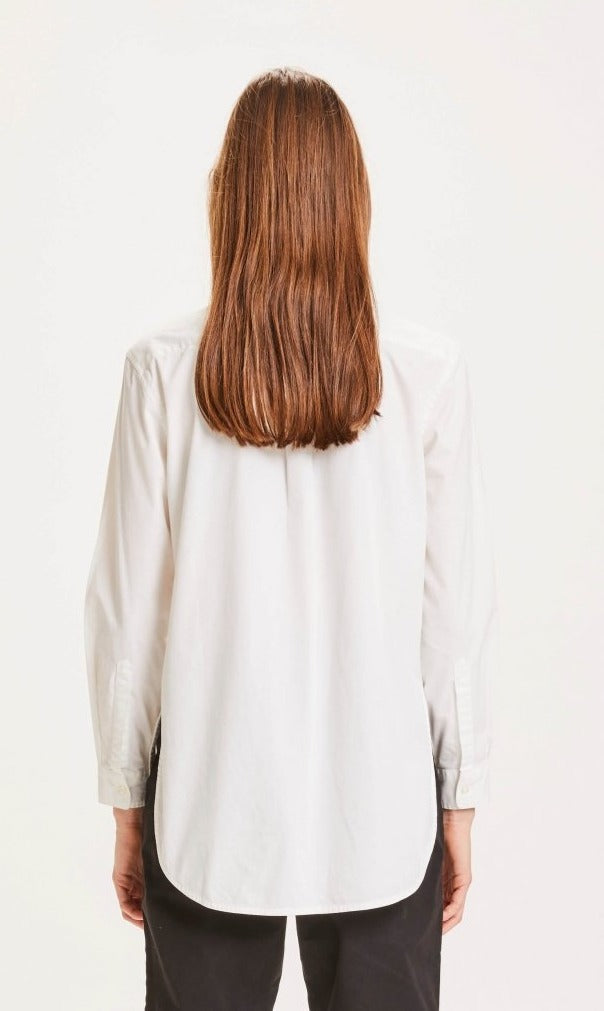 Chemise ample blanche en coton bio - Juniper