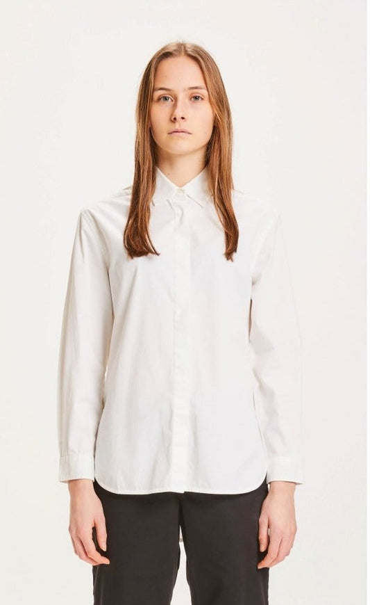 Chemise ample blanche en coton bio - Juniper