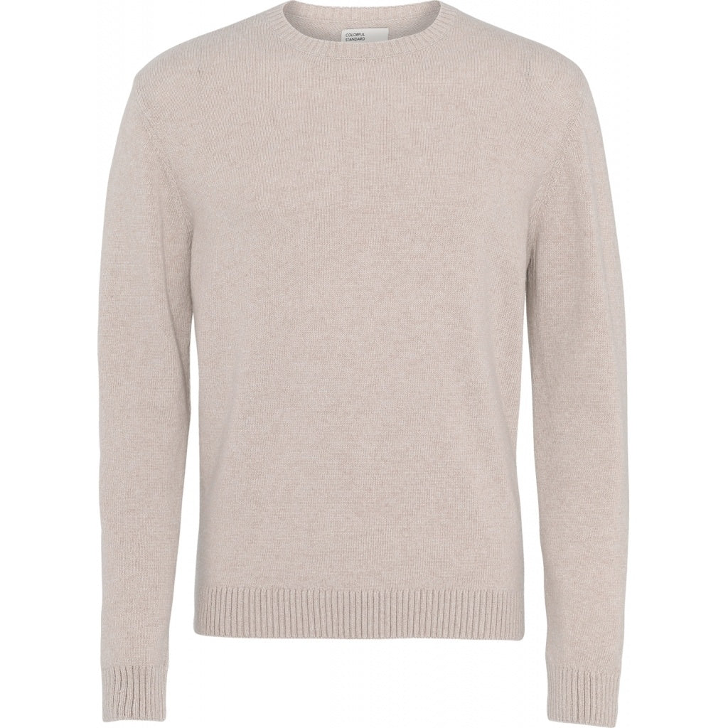Pull en laine mérinos recyclée | Écru "ivory white"
