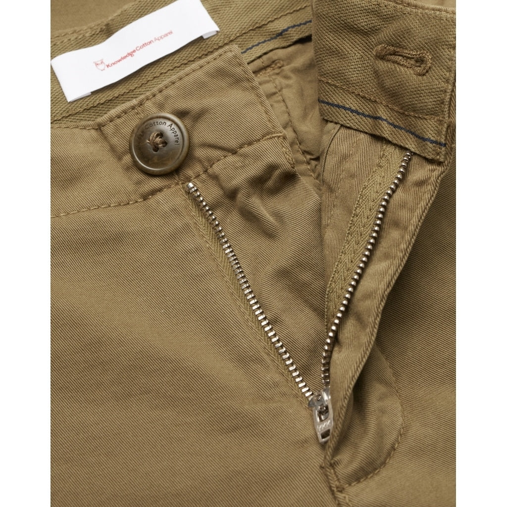 Chino slim kaki en coton bio - Joe