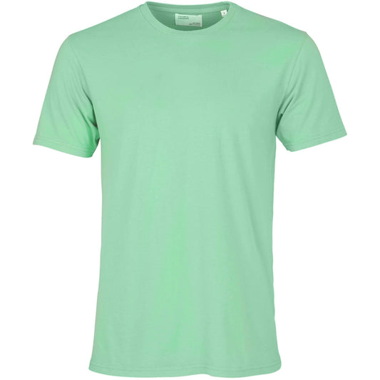 T-shirt vert clair en coton bio - seafoam green