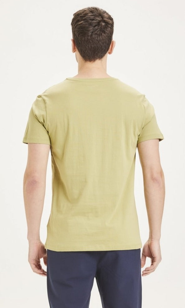 T-shirt vert clair en coton bio