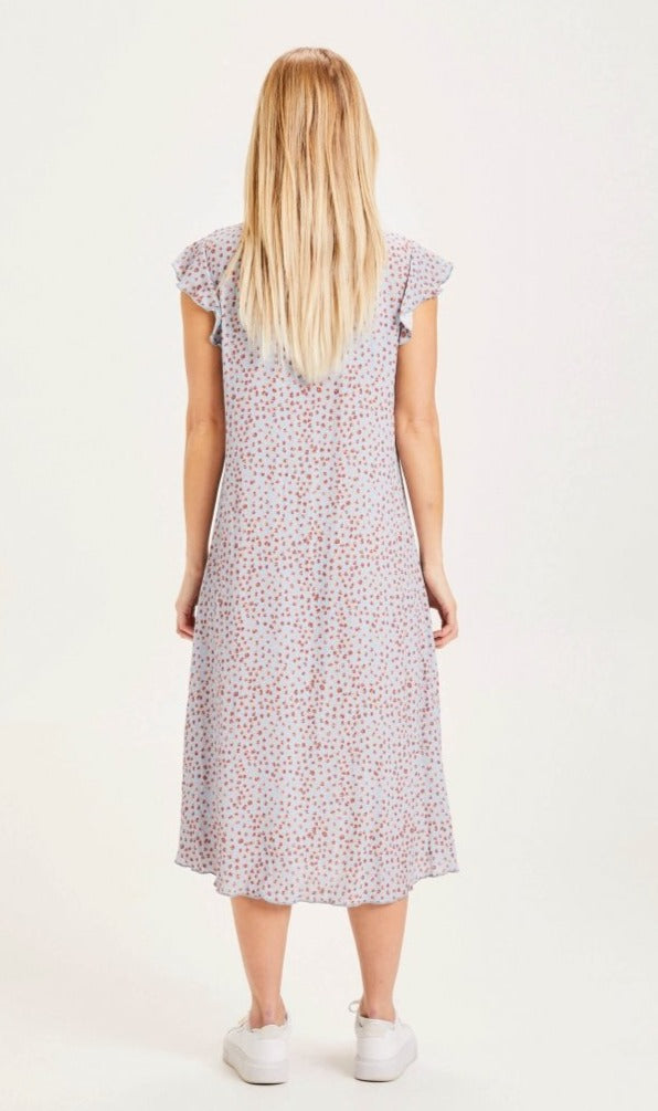 Robe midi à imprimé fleuri en Lenzing - Fleur