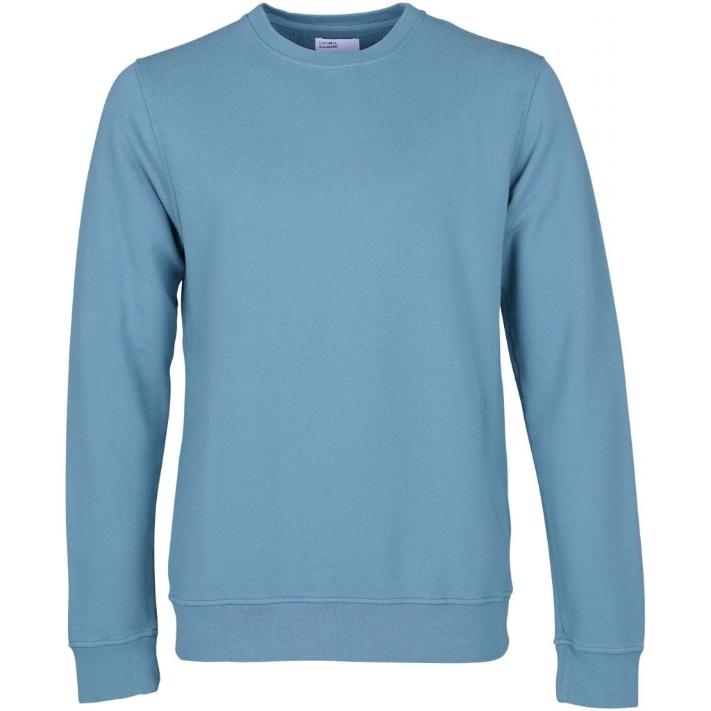 Sweat en coton bio | bleu "Stone Blue"