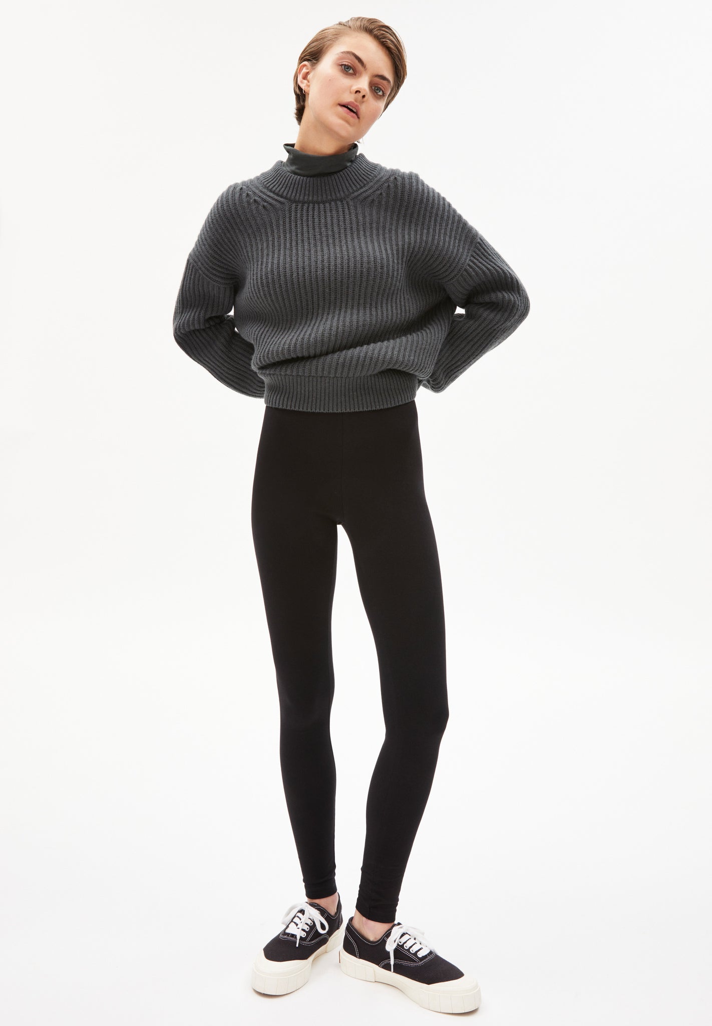 Legging en coton bio | noir "Shivaa black"