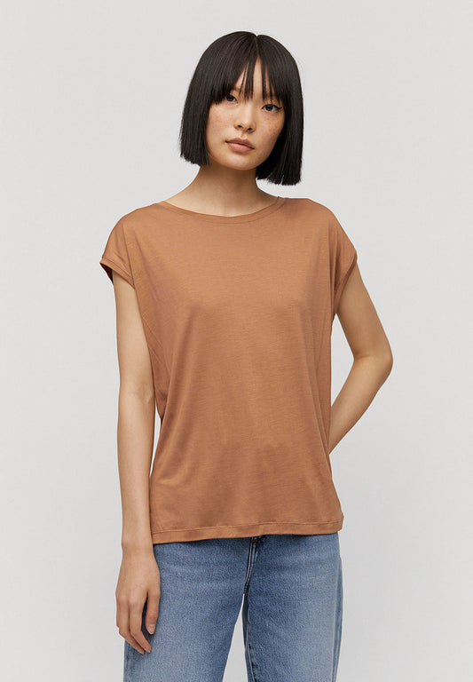 T-shirt camel en tencel - Jilaa