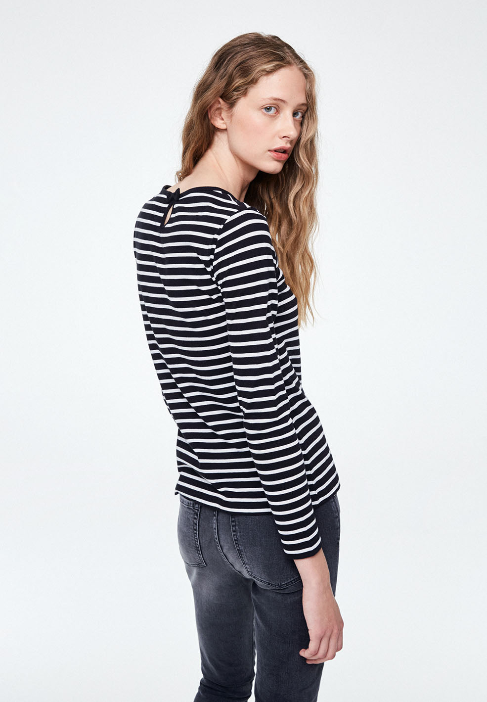 T-shirt manches longues rayé - valentina stripes