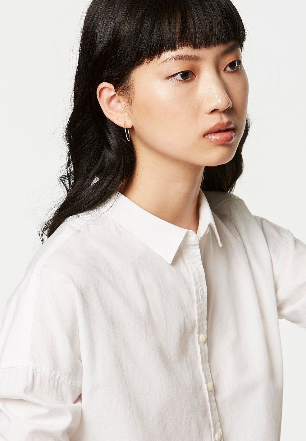 Chemise blanche en coton bio - kaja
