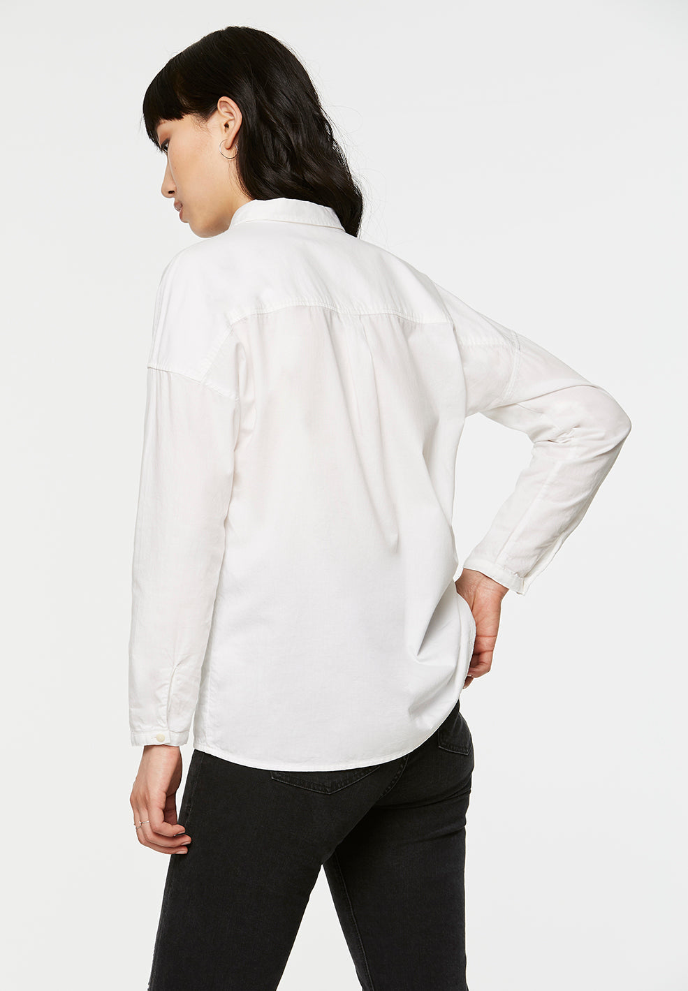 Chemise blanche en coton bio - kaja