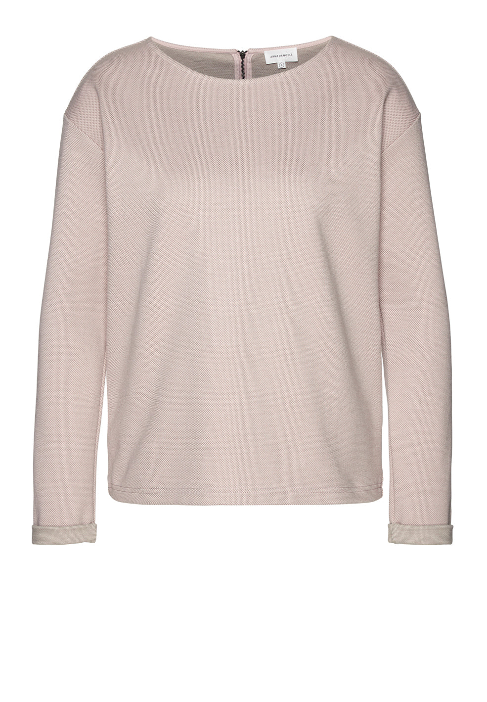 Pull rose pâle en coton bio - Noa Ribbon