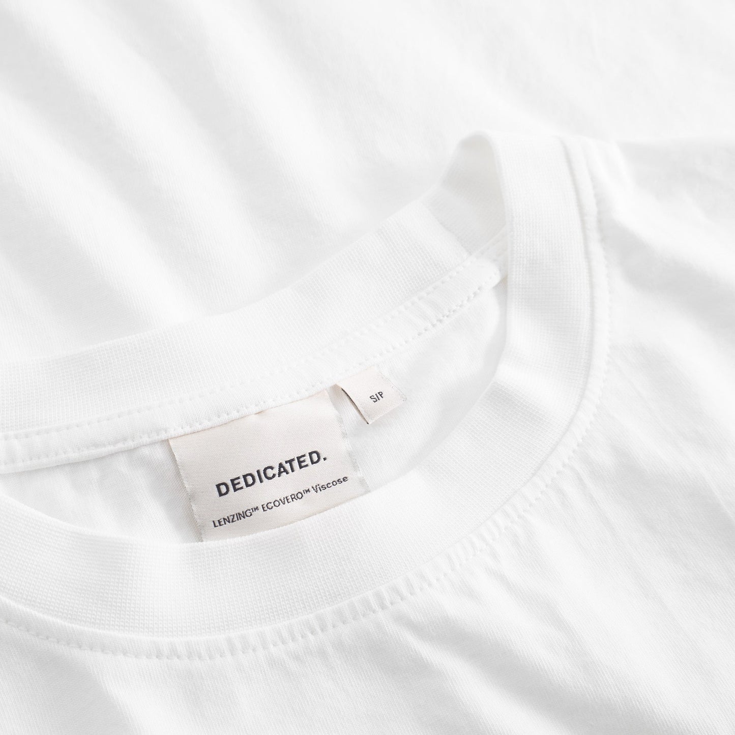 T-shirt en coton bio | blanc "vadstena lemon branch white"