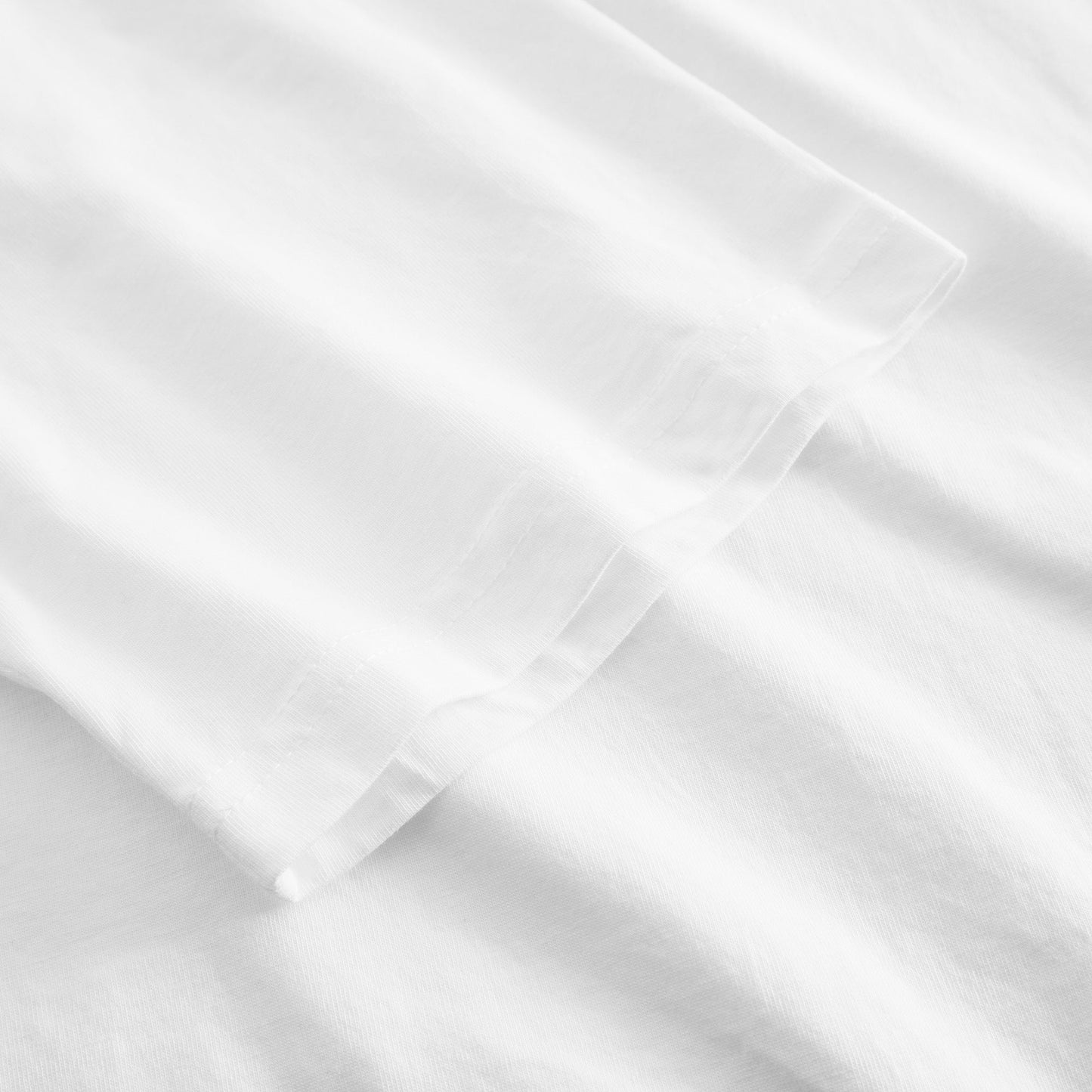 T-shirt en coton bio | blanc "vadstena lemon branch white"