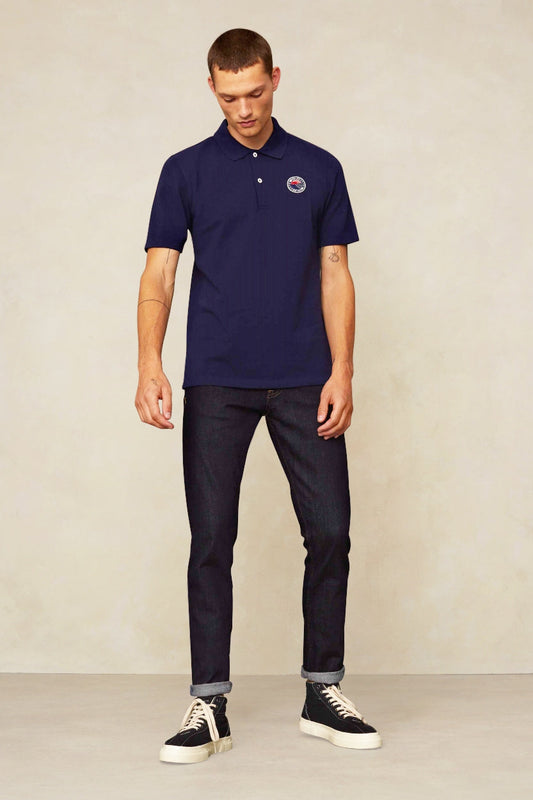 Jean slim en coton recyclé | bleu "charles - rinse"
