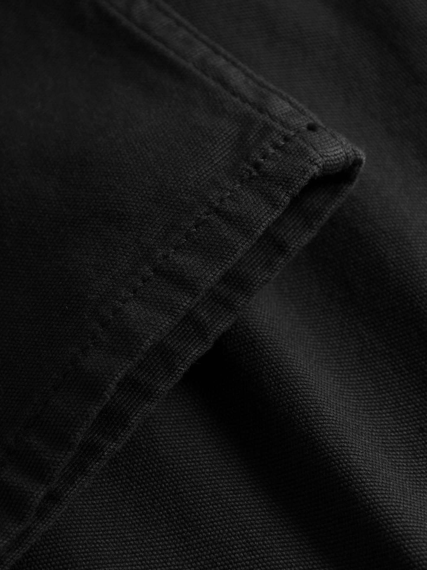Pantalon droit noir en coton bio - tim 5-pocket canvas relaxed fit pant black jet