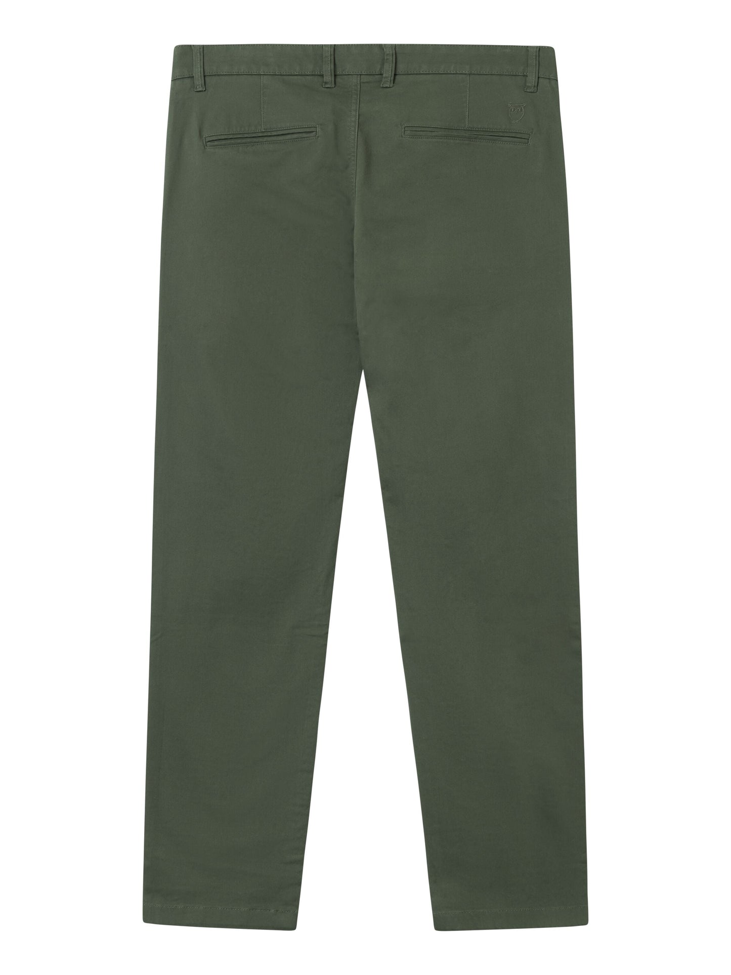 Chino en coton bio | vert "luca slim twill chino forrest night"