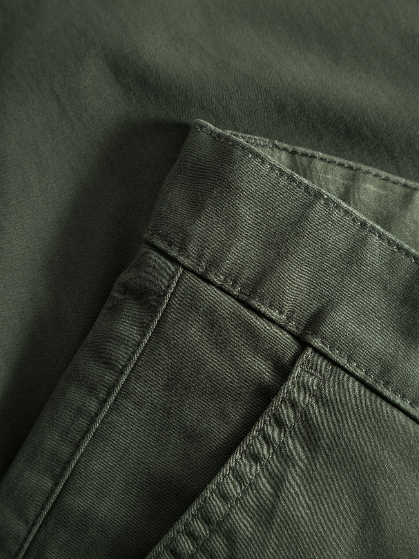 Chino en coton bio | vert "luca slim twill chino forrest night"