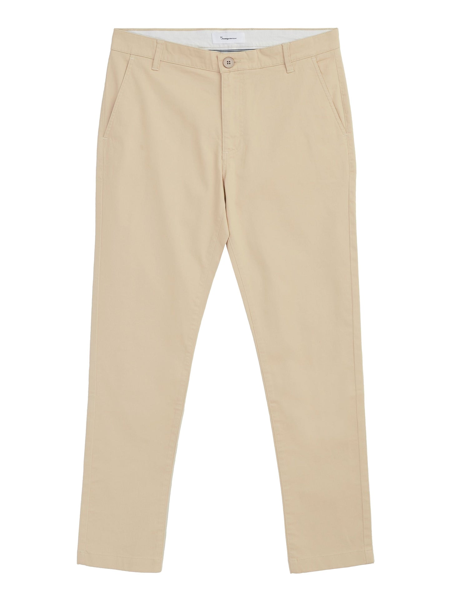 Chino en coton bio | beige "luca comfort chino pant light feather gray"