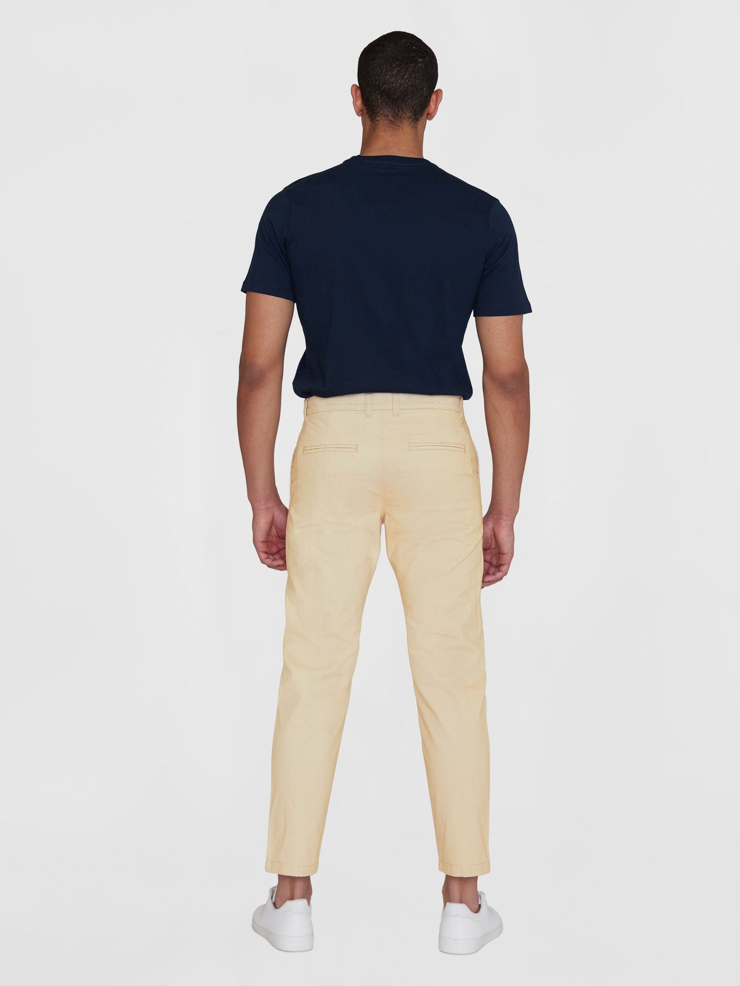 Chino en coton bio | Beige "chuck regular chino twill light feather gray"
