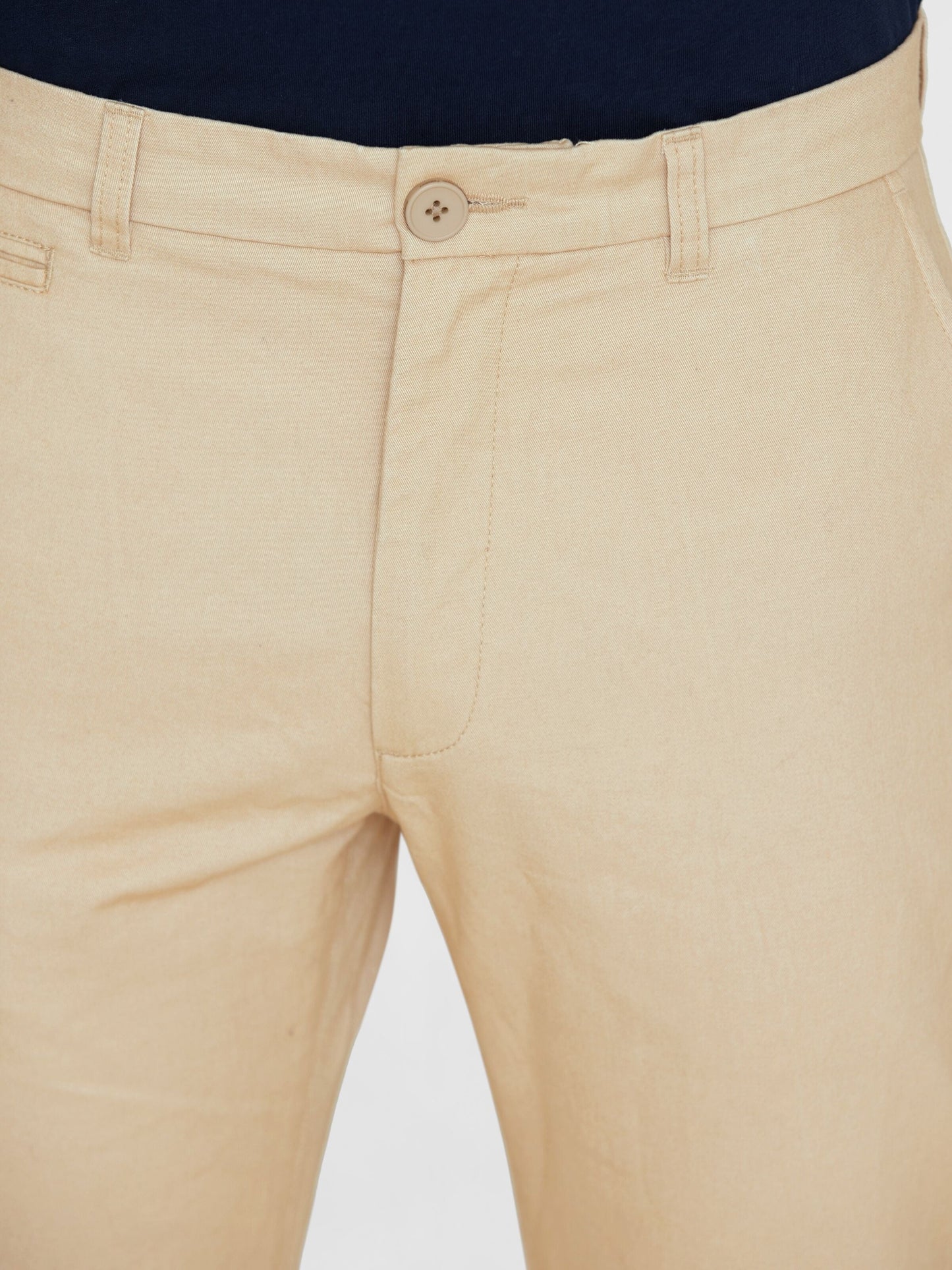 Chino en coton bio | Beige "chuck regular chino twill light feather gray"